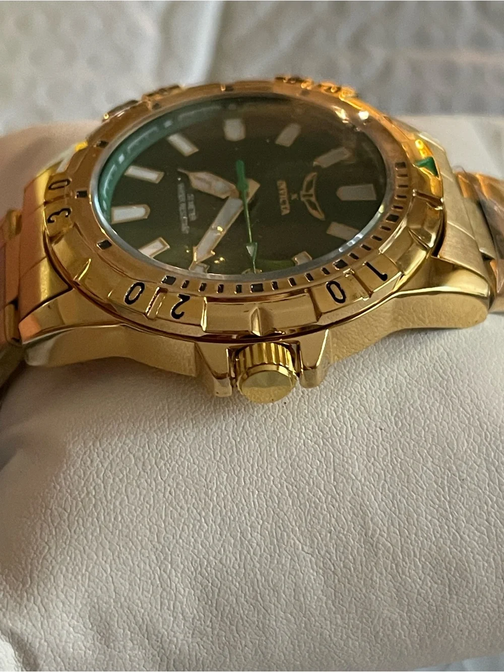 NEW Invicta Specialty I by Invicta Men's Watch - 42mm, Gold & green (69034)